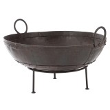 FIRE PIT IRON BROWN 20